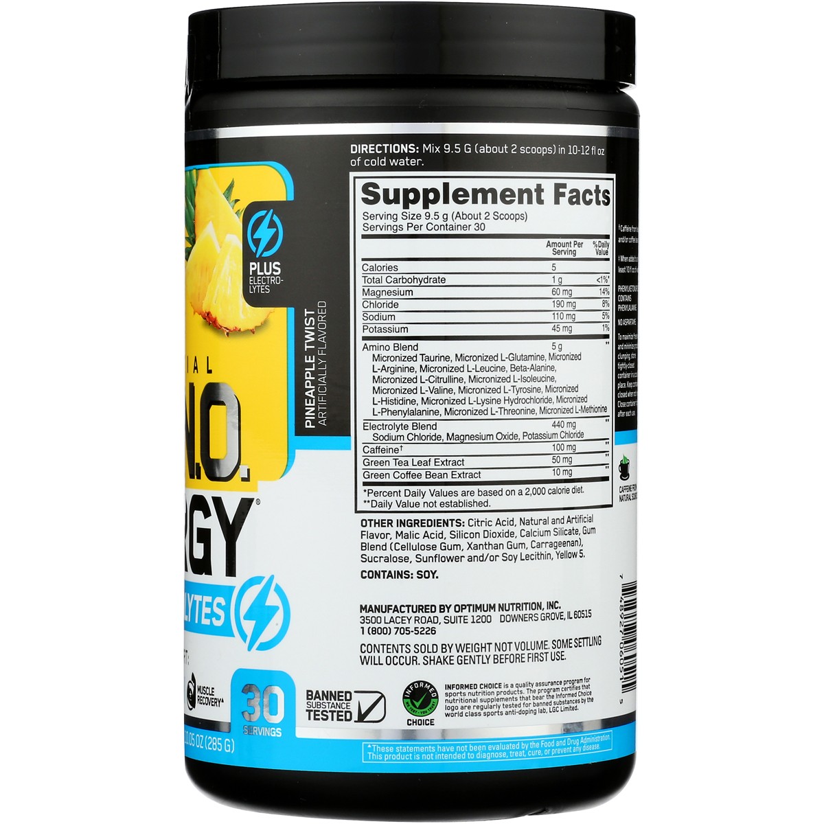 Optimum Nutrition Essential Amino Energy Powder With Electrolytes 10.05 1 Pack