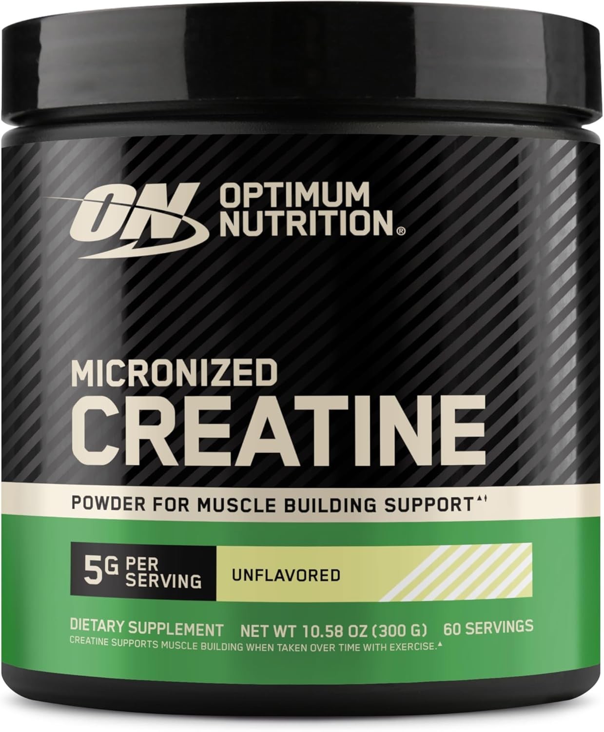 Optimum Nutrition Micronized Creatine Monohydrate Powder 60 Servings 5g Unflavor