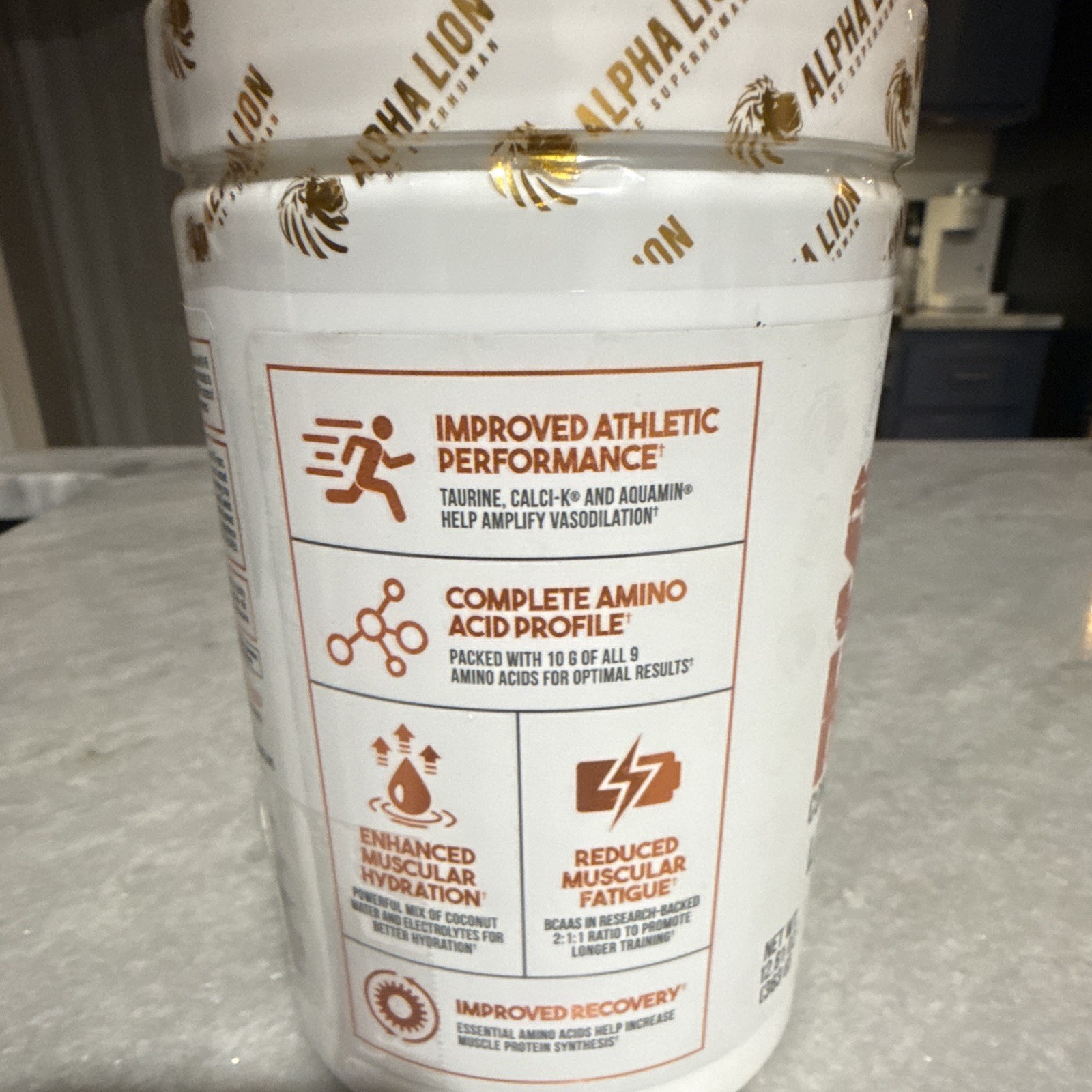 Alpha Lion Superhuman Intra BCAA & EAA Powder Leg Day Limeade 42 Serv