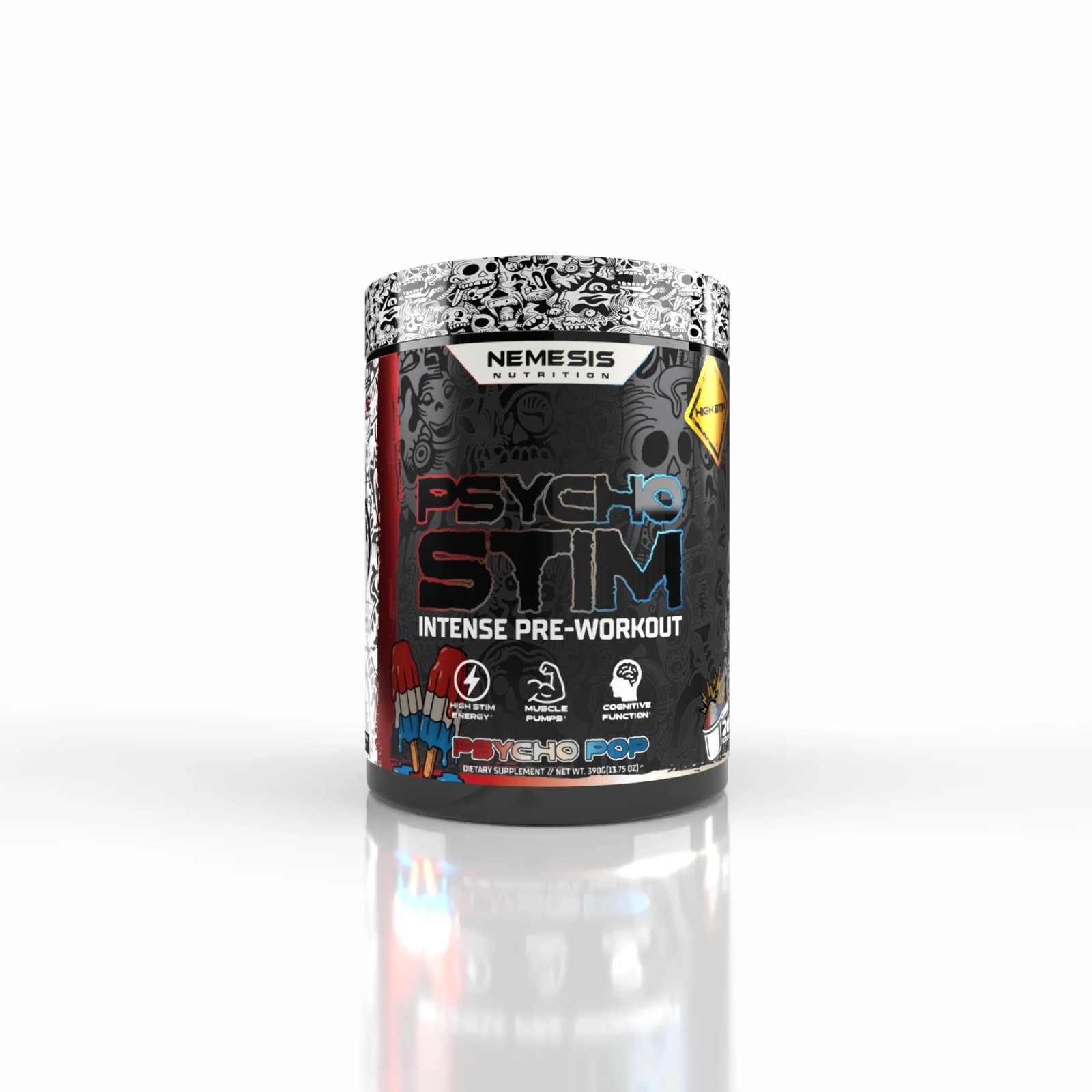 Mood elevation euphoria PSYCHO STIM HIGH STIM PRE-WORKOUT – PSYCHO POP