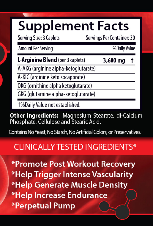 muscle building supplement – NITRIC OXIDE 3600mg – exercise performance boost 3B