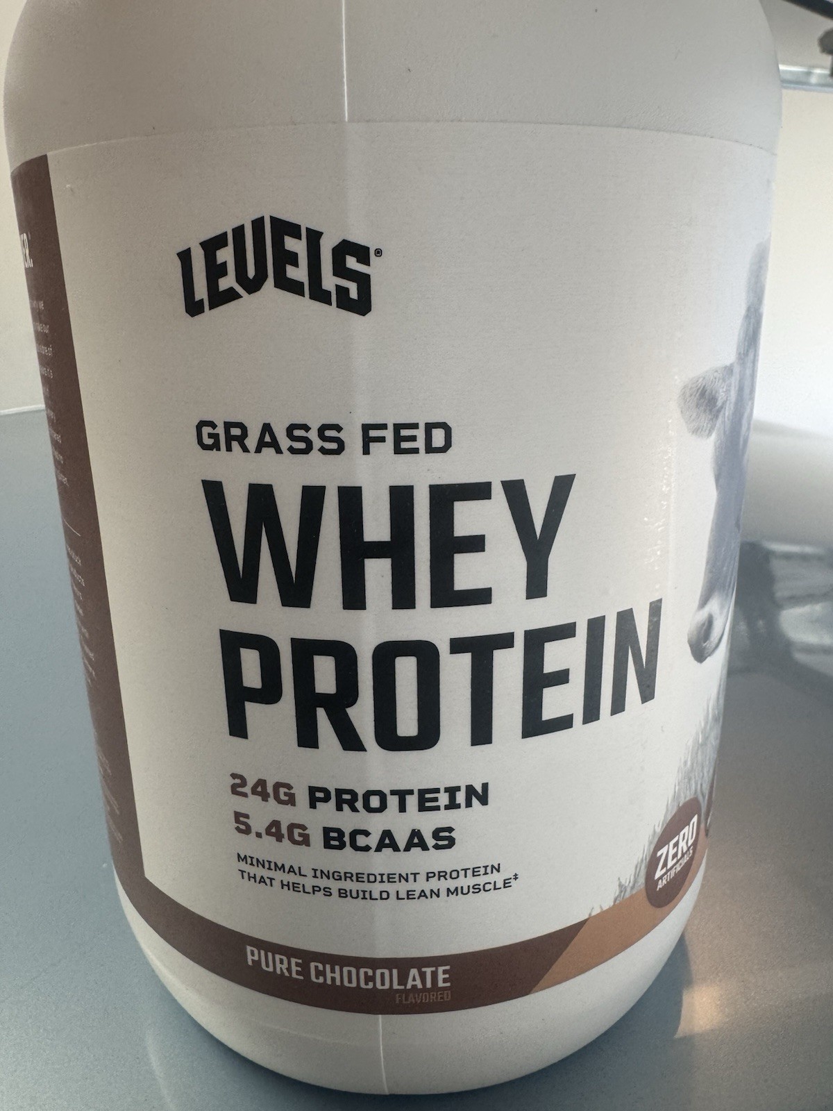 Levels Nutrition Grass Fed Whey Protein Pure Chocolate – 5lb