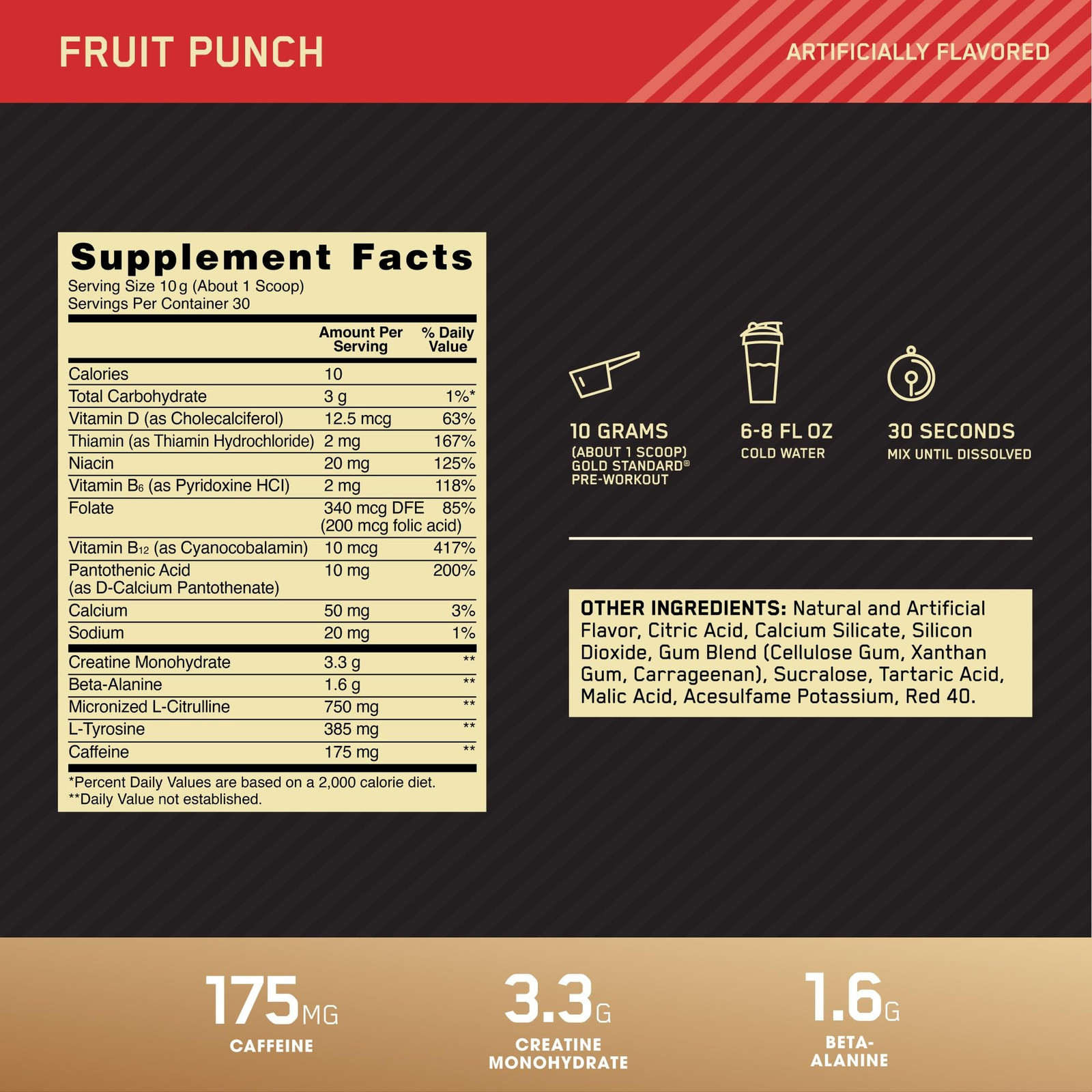 OPTIMUM NUTRITION Gold Standard Pre-Workout with Creatine, Beta-Alanine, and …