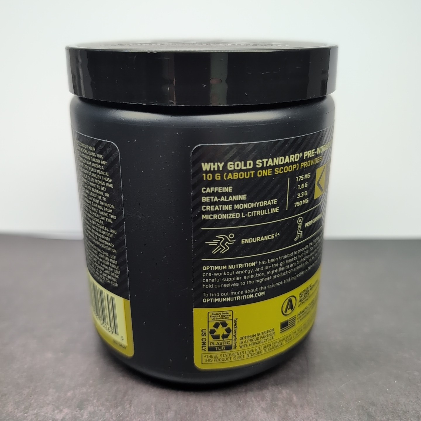 Optimum Nutrition Gold Standard Pre-Workout Fruit Punch 10.58 oz 01/06/2027