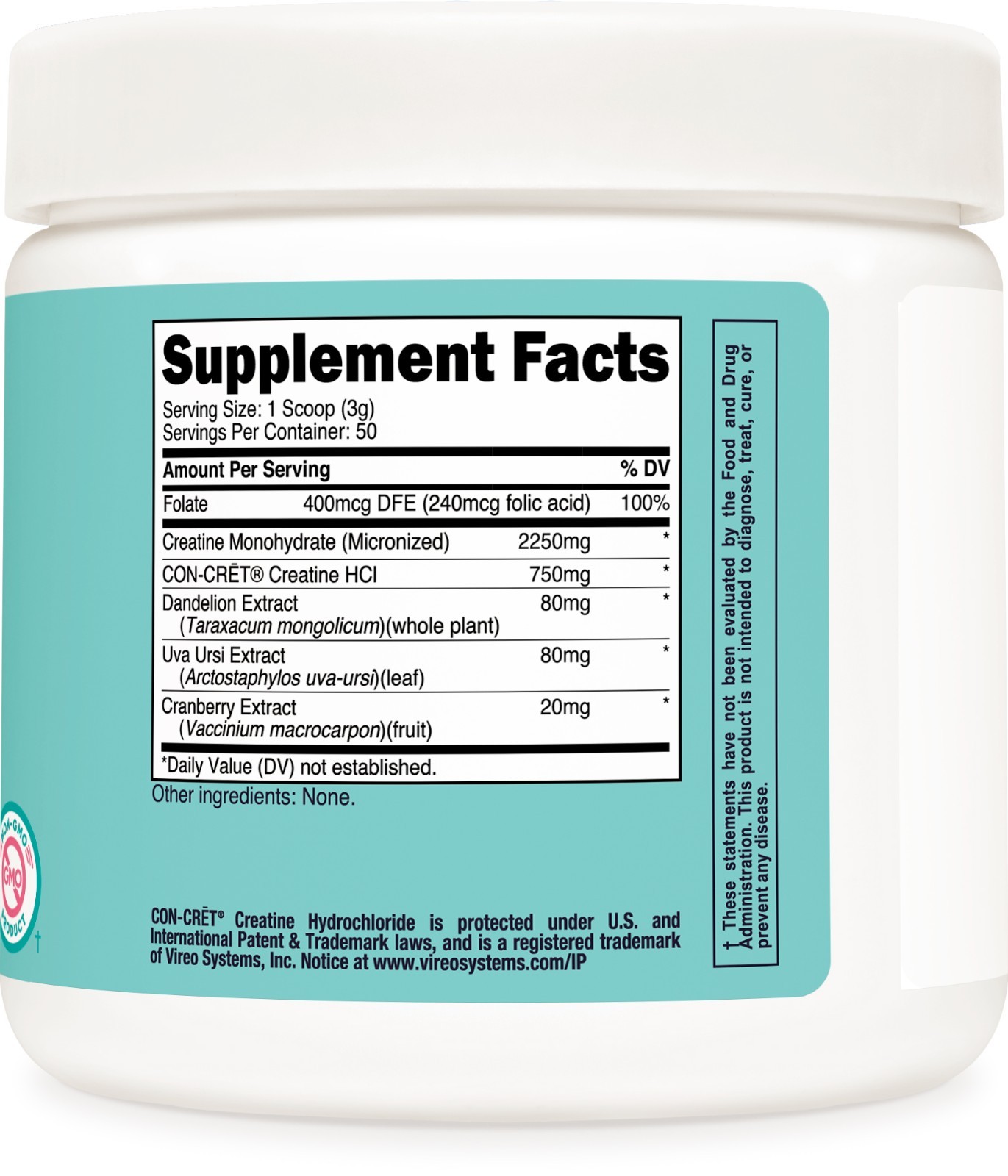 Nutricost Creatine Monohydrate Powder for Women, Unflavored, 50 Servings