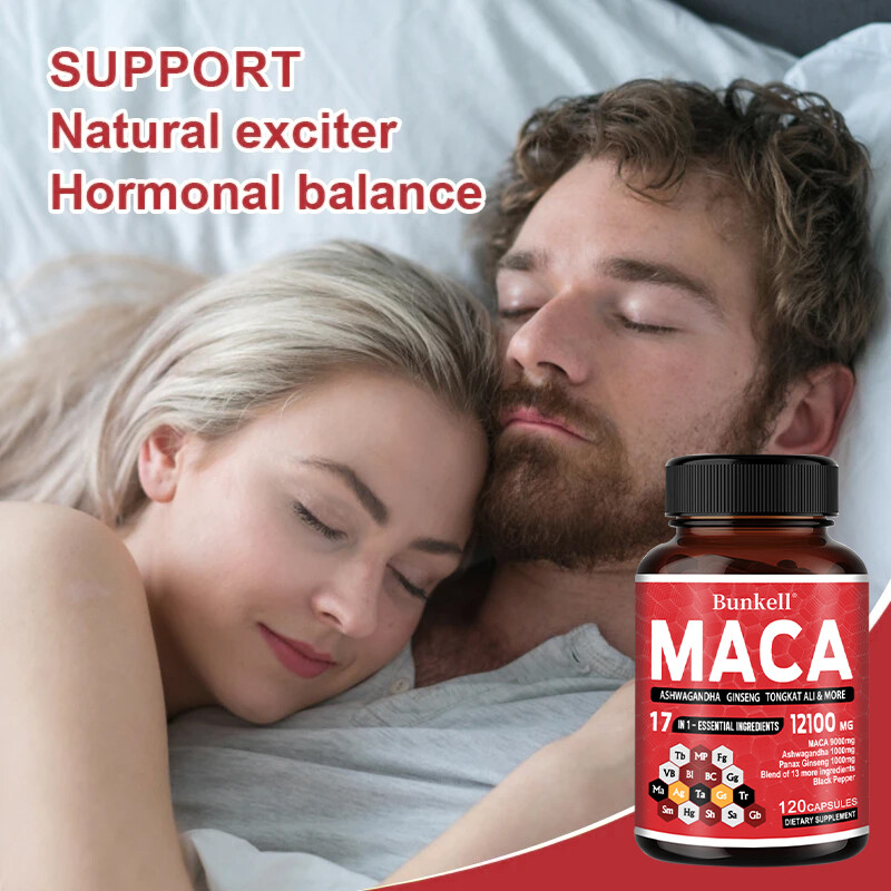 Maca 17-in-1 Capsules 12100mg-Balance hormones, boost energy and endurance 5pack
