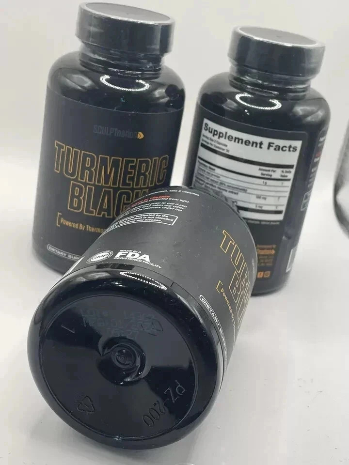 Turmeric Black Sculptnation Fatigue Muscle Build Fat Burn Bloating Treat, 5 Pack