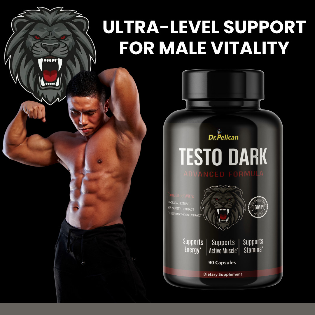 Test0 Dark- Bodybuilding & Men’s Health Support- 4 Bottles- 360 Capsules
