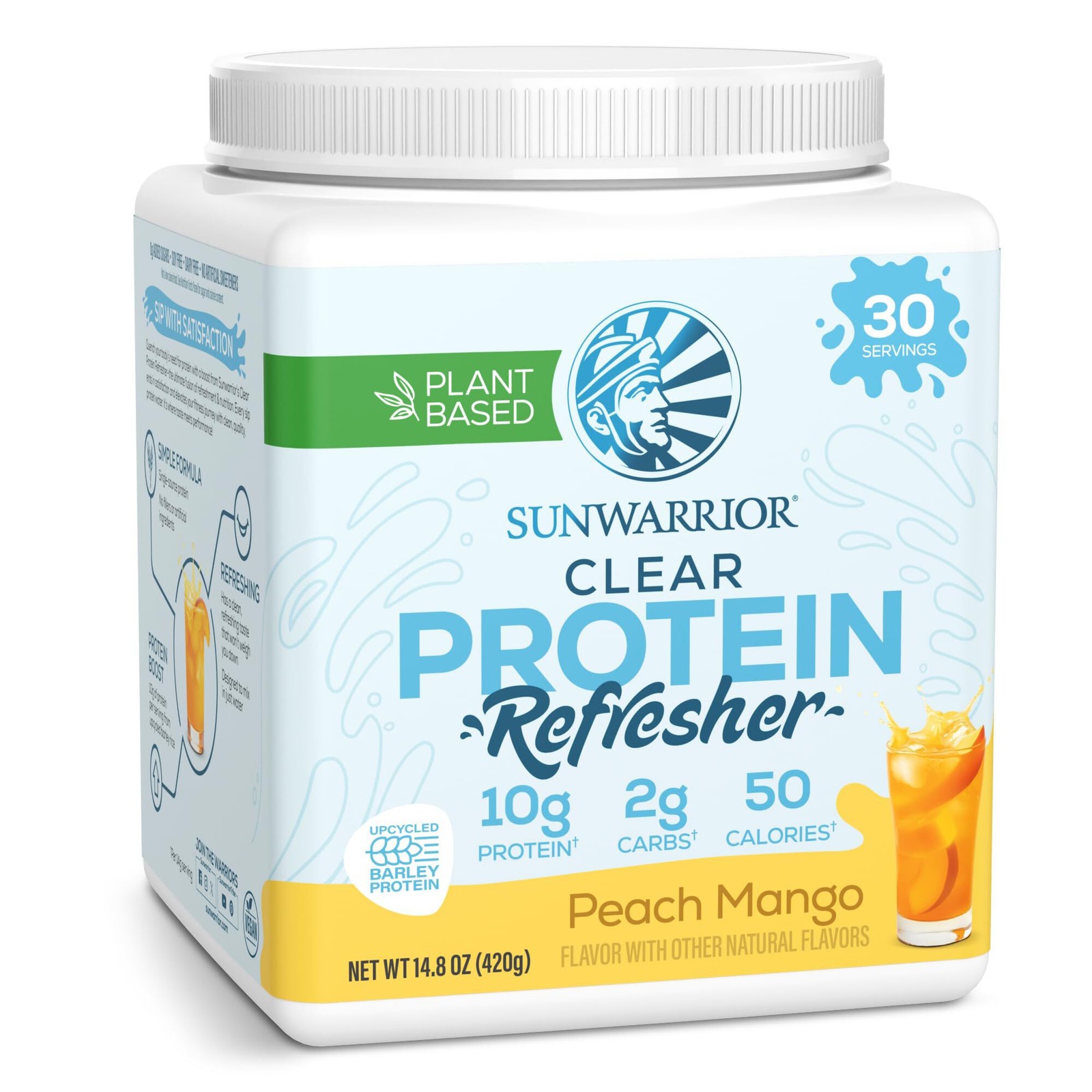 4/27 Sunwarrior Clear Protein Powder Plant-Based Water Mix, Vegan and Refreshing