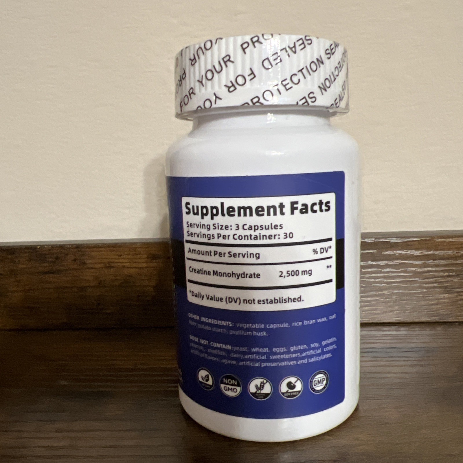 Noavii Creatine Monohydrate 90 Capsules 2,500 mg Exp 07/2026