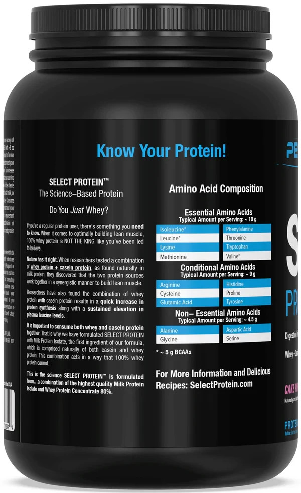 PES Select Protein 2lb- Various Flavors PEScience Whey Blend