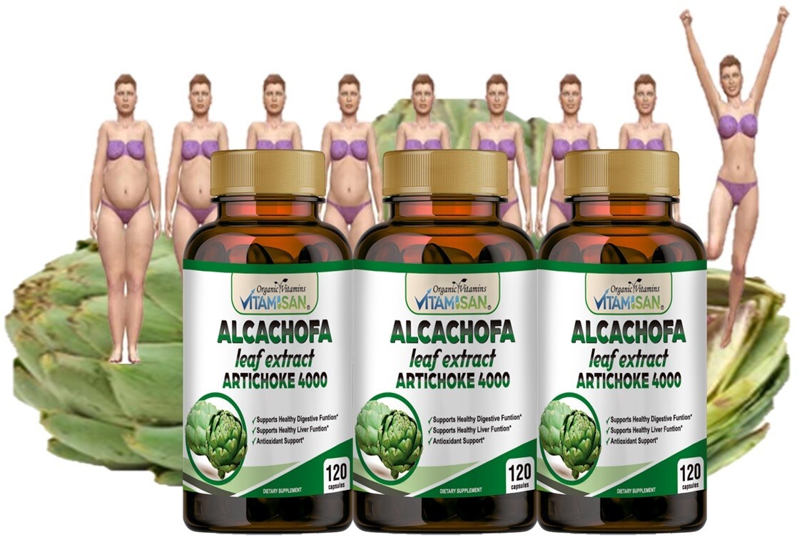 3 Alcachofa Weight Loss Control Antioxidant Detox Slim Body Fat Burner Pills 360