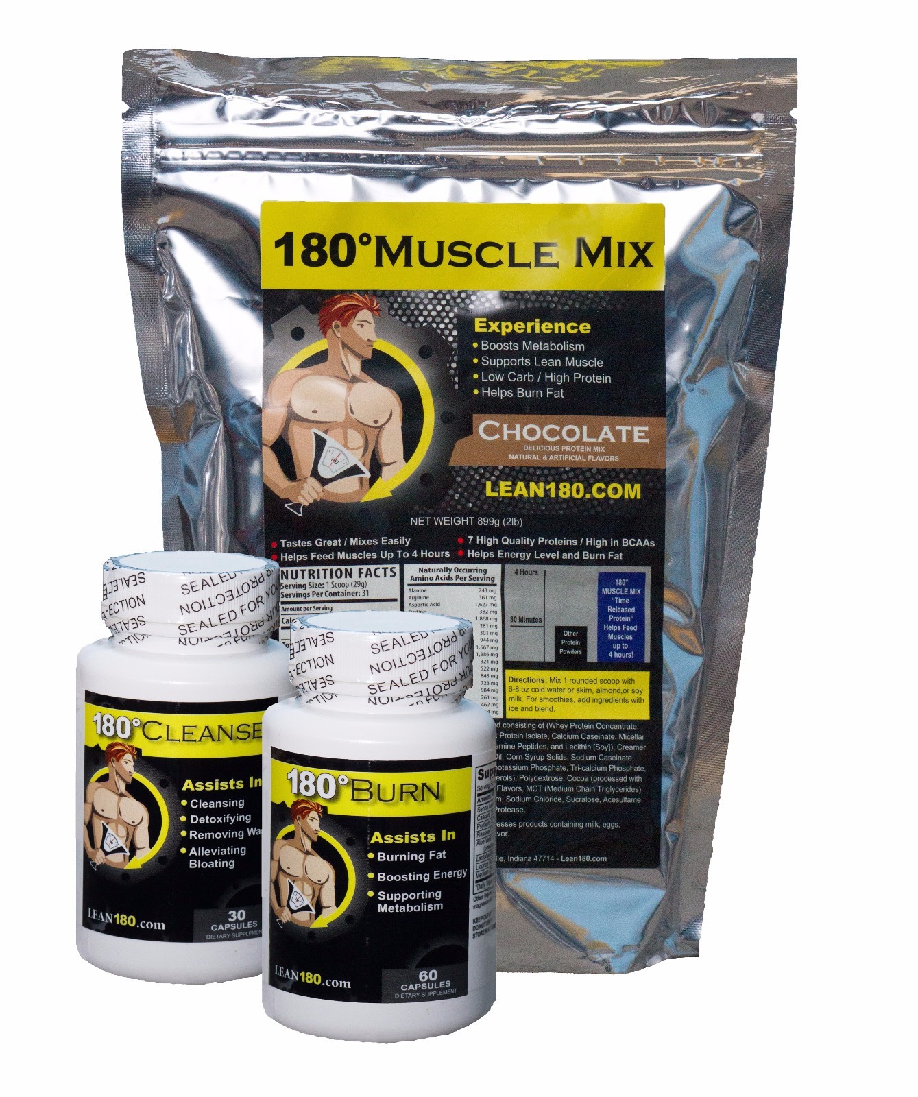 Lean 180 Get Lean Kit, 30 Day System, Tone Up, Lose Weight, Shed Body Fat Fast