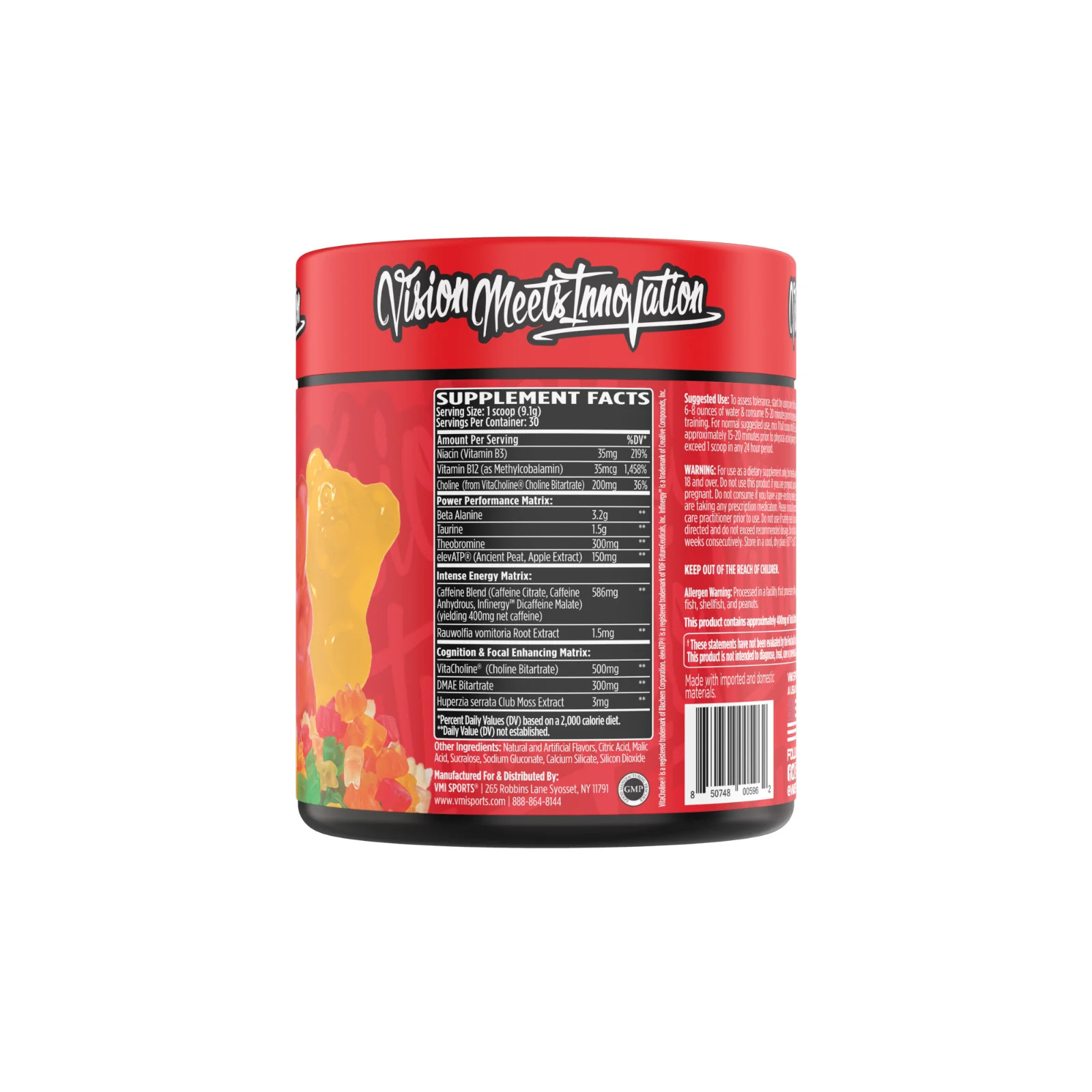 Preworkout KXR Gummy Bear 10.4 Oz