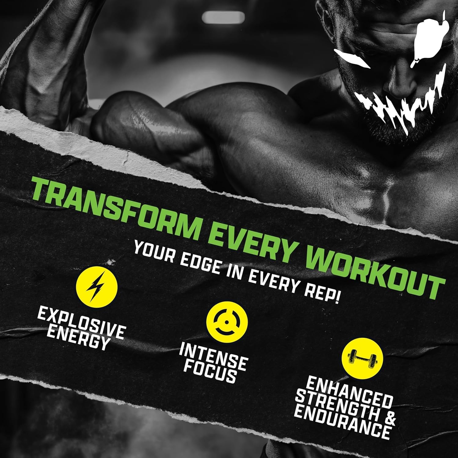 Outrage Ultra HIGH STIM Pre-Workout Powder for Men | 400mg Caffeine, L-Citrul