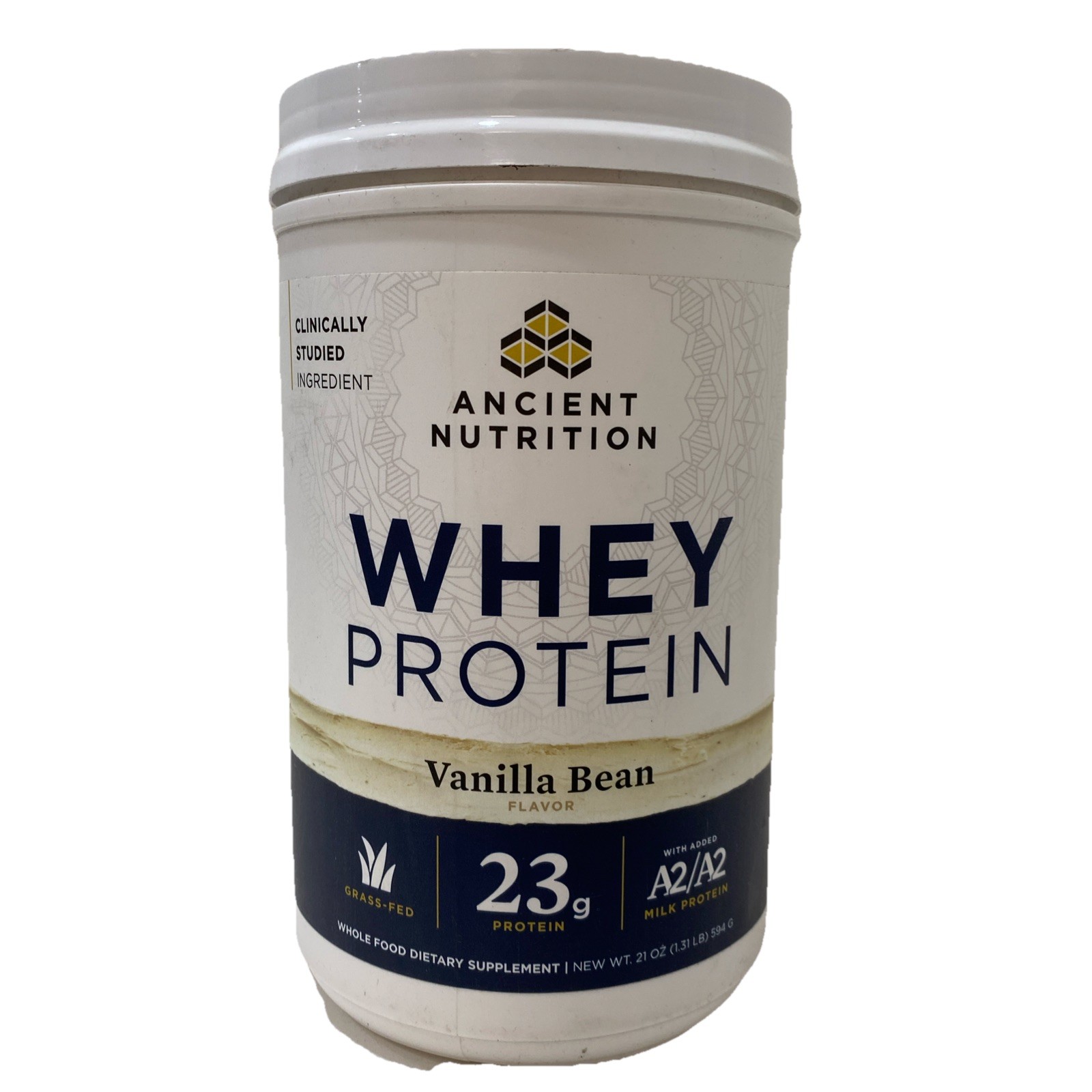 Ancient Nutrition Whey Protein Vanilla Bean 20 Servings, 21oz