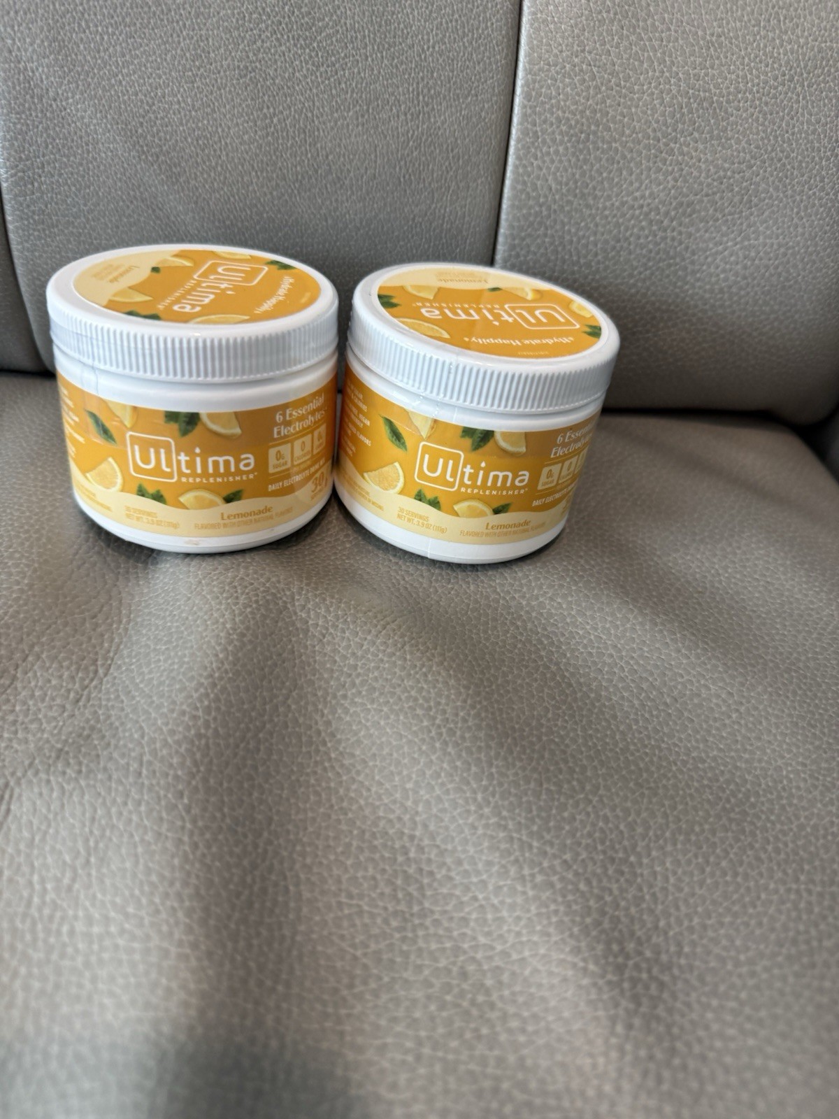 2-Pack ULtima REPLENISHER LEMONADE DAILY ELECTROLYTE DRINK MIX 30 Ser Bb 1/27
