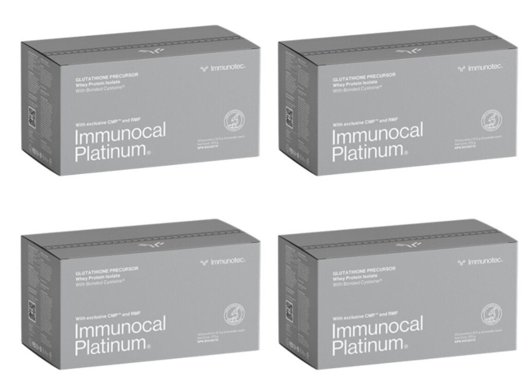 Immunocal Platinum – Immunotec 4 Boxes – Maintain your Immune System 120 pouches