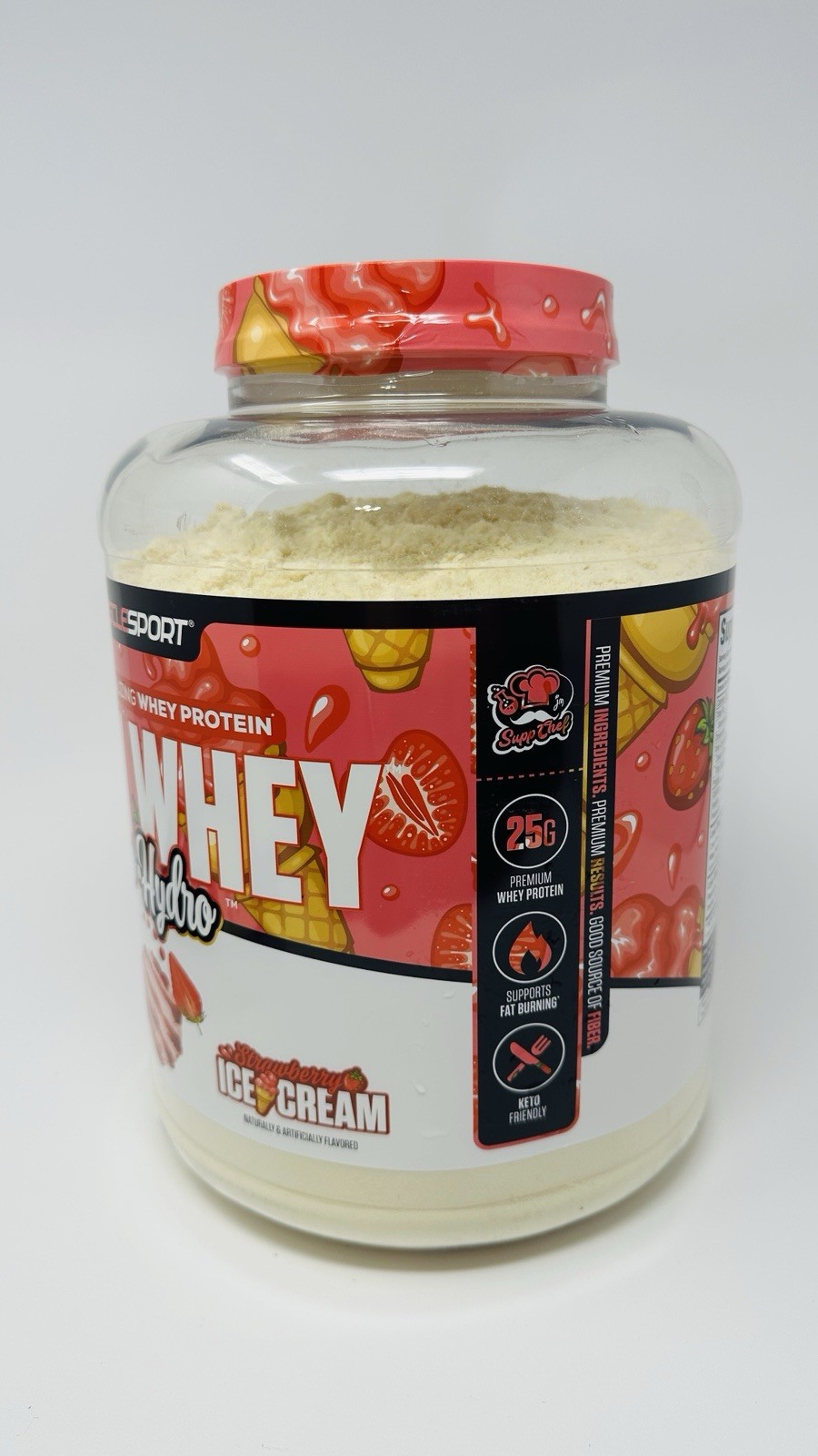 MuscleSport Lean Whey Revolution 5LB Strawberry *NEW SEALED EXP DATE 08/2027*