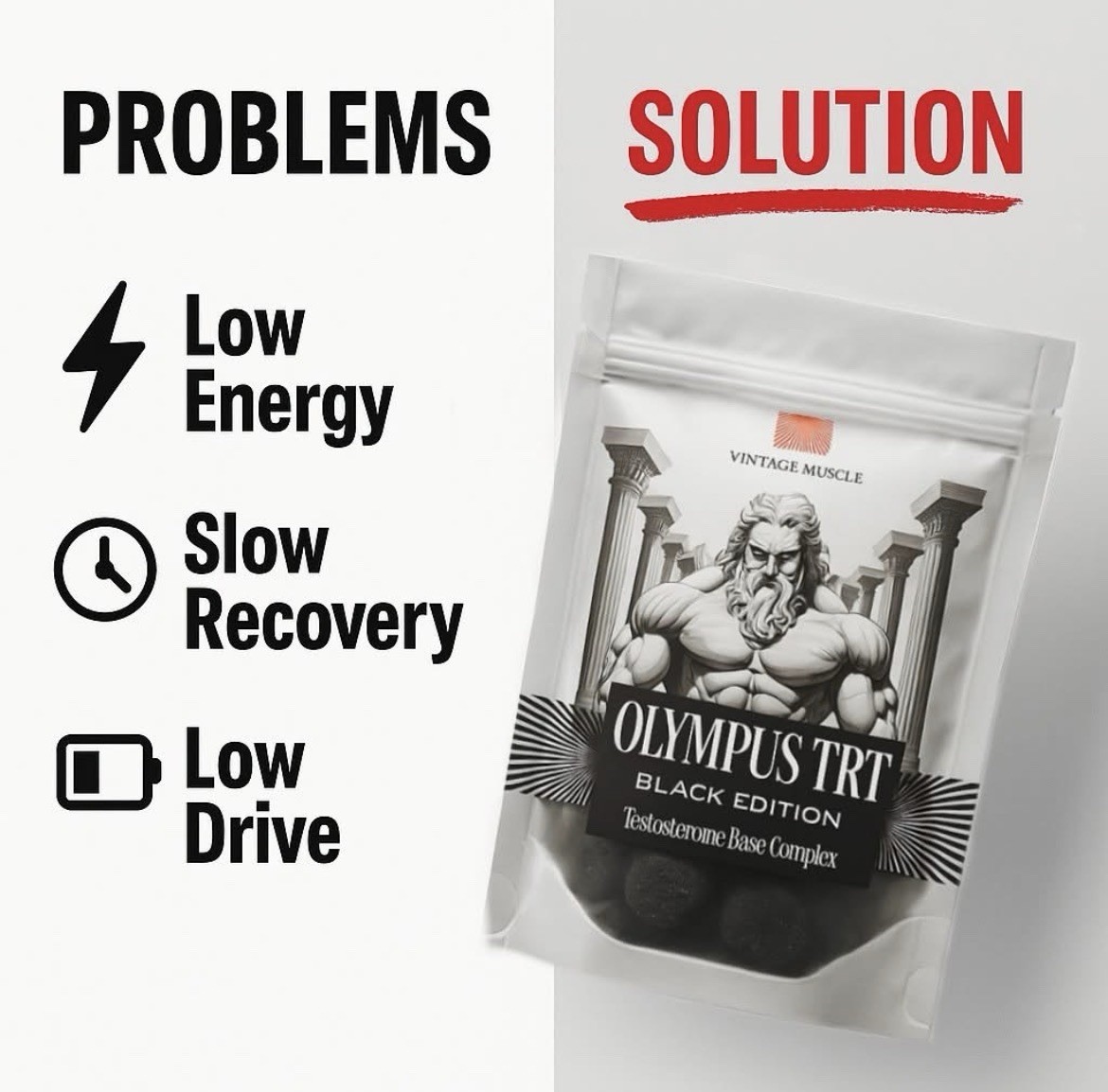Premium Dry Lean Mass Gainer Cycle🔁 Bundle Deal By Vintage Muscle💪 🏛️🧪⚡️