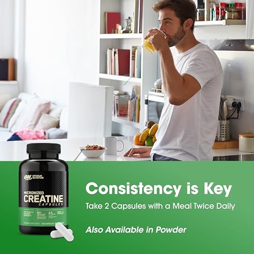 Creatine Monohydrate Capsules 2.5g 100 Count Strength