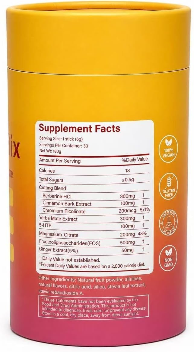 New Cutting Drink Mix – Berberine, Chromium, Satiety & Metabolism Suppor | Gu…