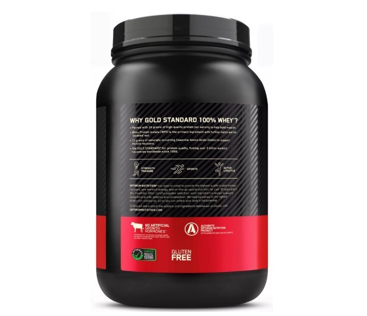 Optimum Nutrition Gold Standard 100% Whey Protein Powder, Banana Cream, 2 Pound