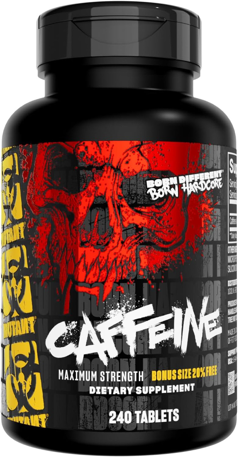 Caffeine Pills – Pharmaceutical-Grade Pure Caffeine Supplement for Boosting E…