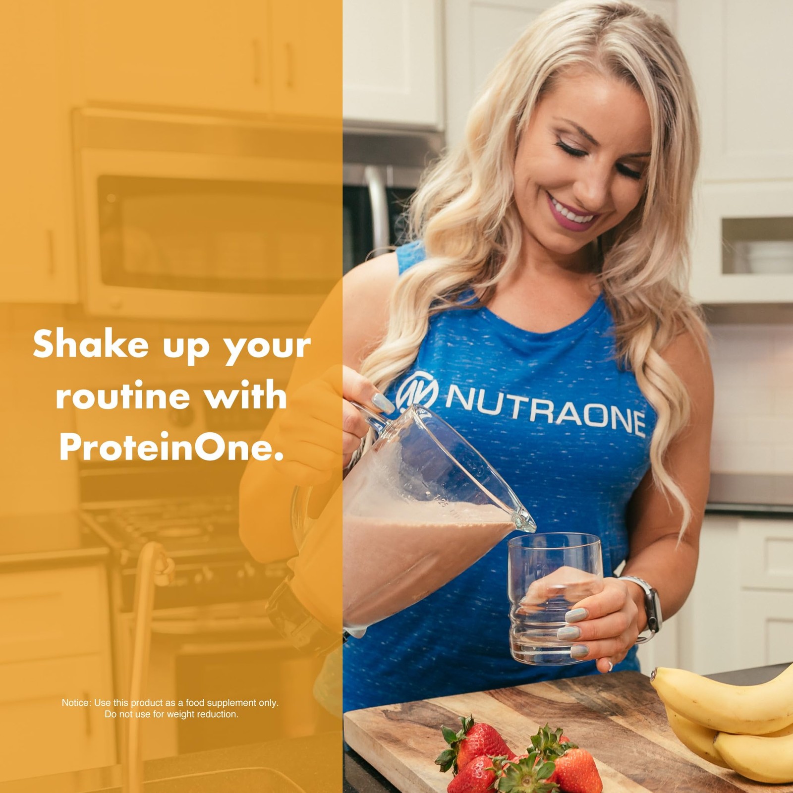 NutraOne ProteinOne Whey Protein Promote Recovery and Build Muscle with a Pro…