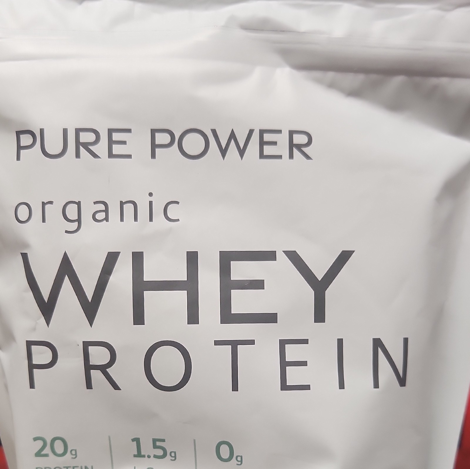 Pure Power Organic Whey Protein Powder Bodybuilding Sports Fitness Performance