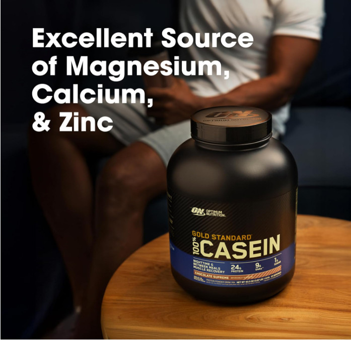 Optimum Nutrition Gold Standard Micellar Casein Protein Powder, Chocolate, 2 lb