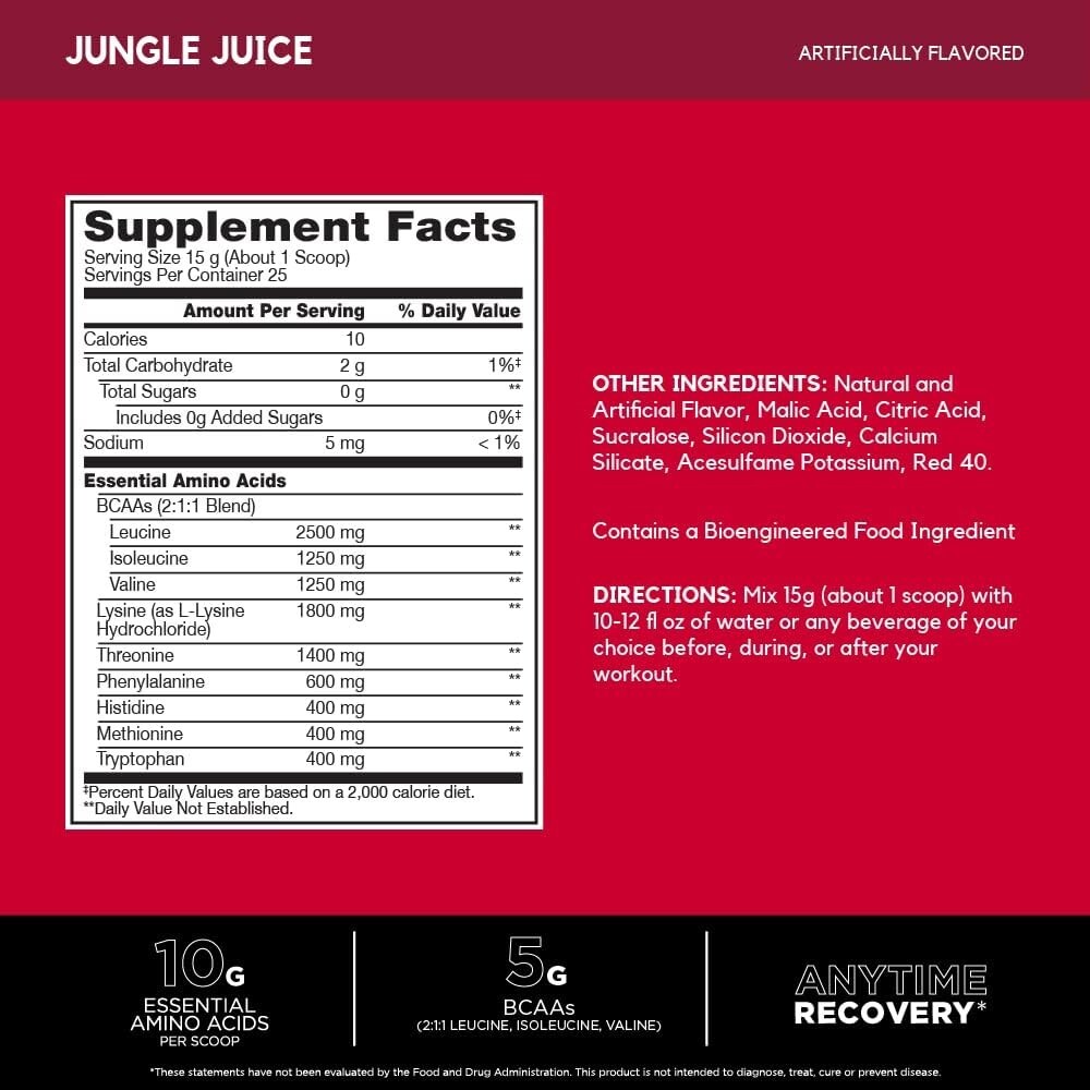 BSN AMINO X EAAs Bcaa Essential Amino Acids Muscle Growth Recovery – LEAKING LID