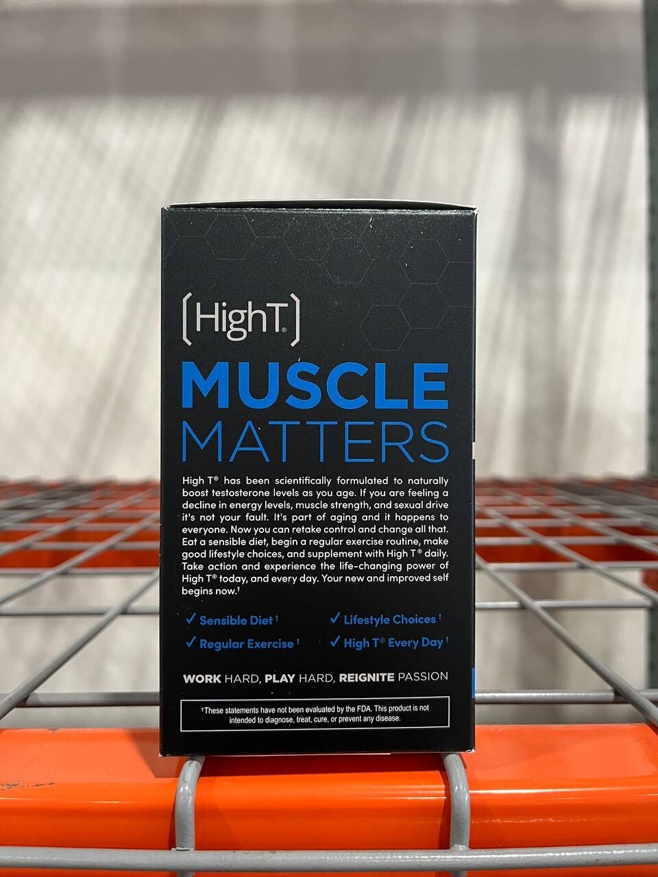 High T Black 120ct Natural Testosterone Booster – Strength, Stamina, Libido