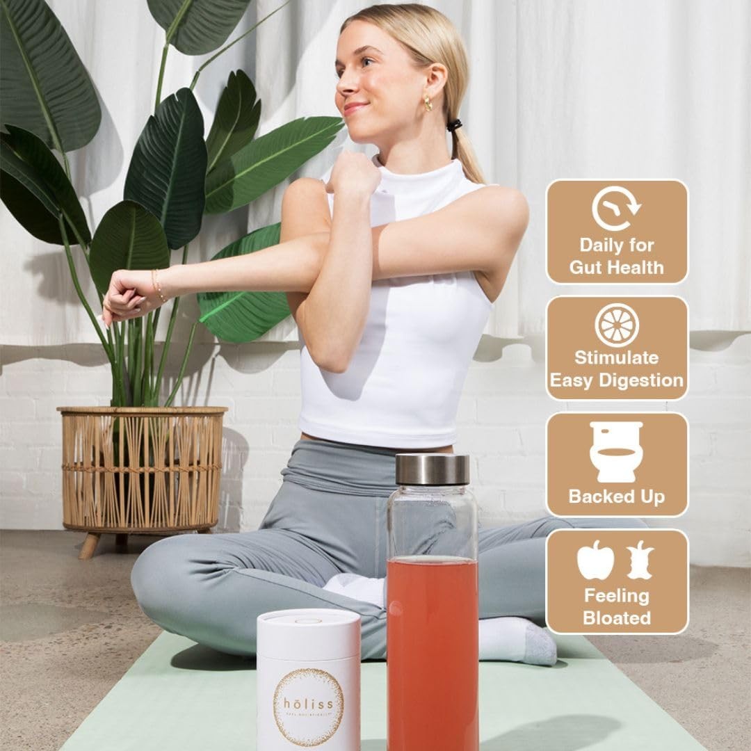 Daily Gut Health Kit – 6-in-1 All Natural Supplement, Bloat & Gas Aid, GI Lin…