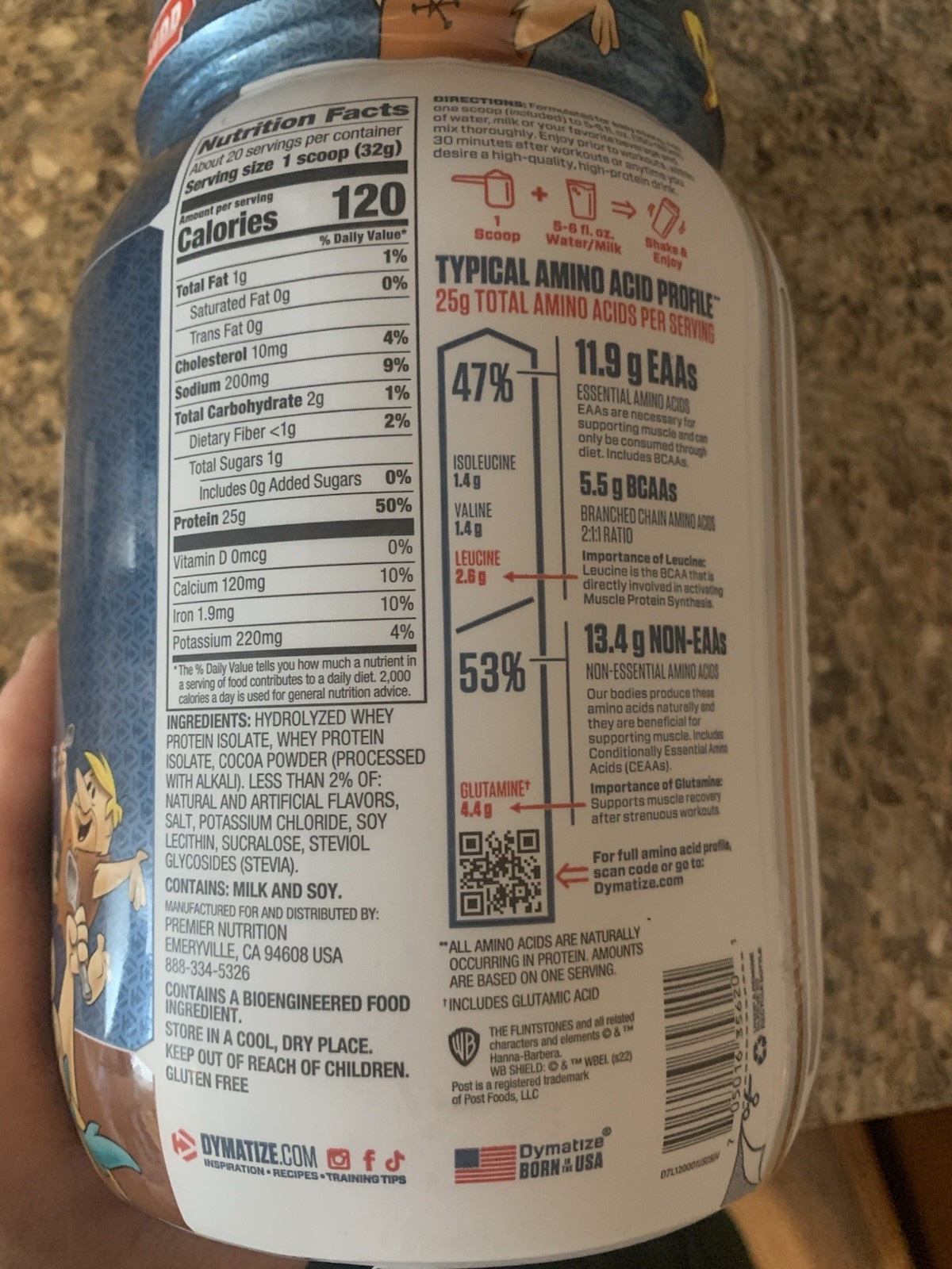 Dymatize ISO100 Hydrolyzed Whey Protein Isolate Powder, Cocoa Pebbles, 20 Serv