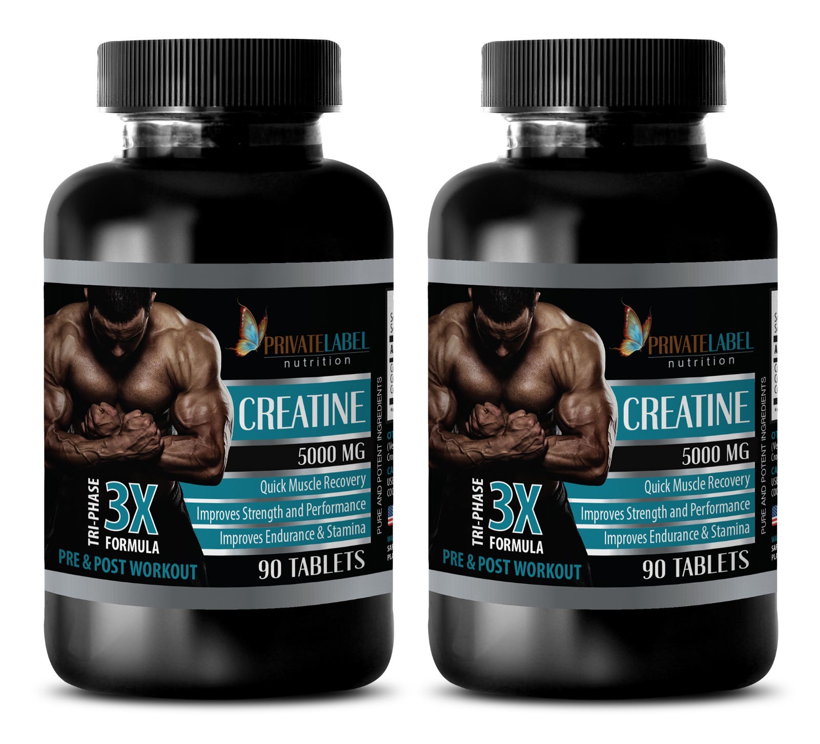 fat loss – CREATINE TRI-PHASE 5000mg – creatine hydrochloride – 2 Bot 180 Tabs
