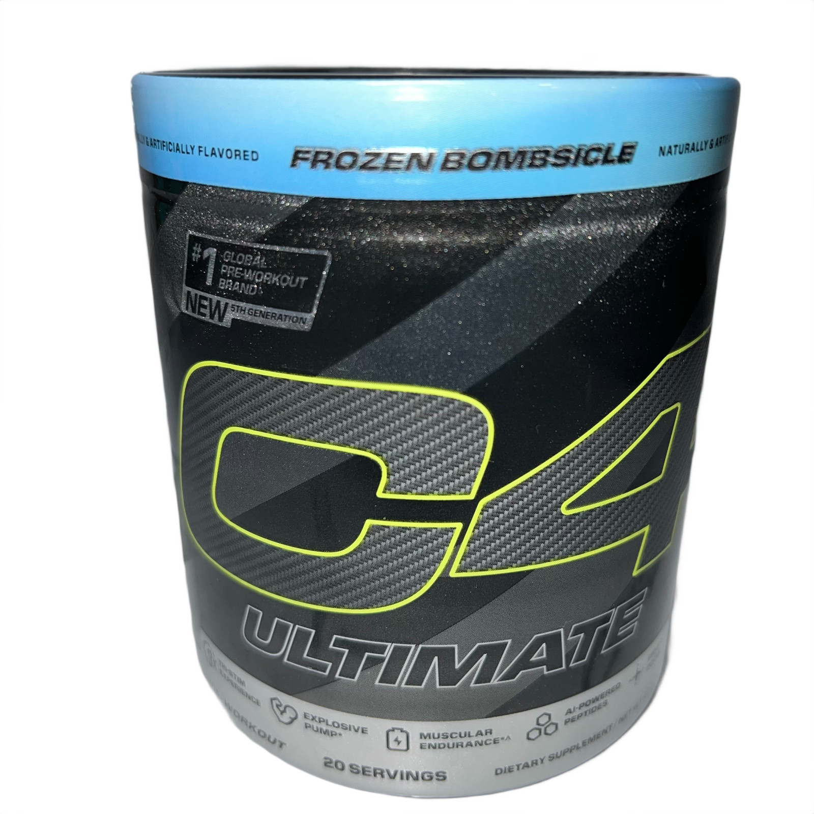 C4 Ultimate Pre-Workout Frozen Bombsicle 9.4 oz BB 07/2026 New