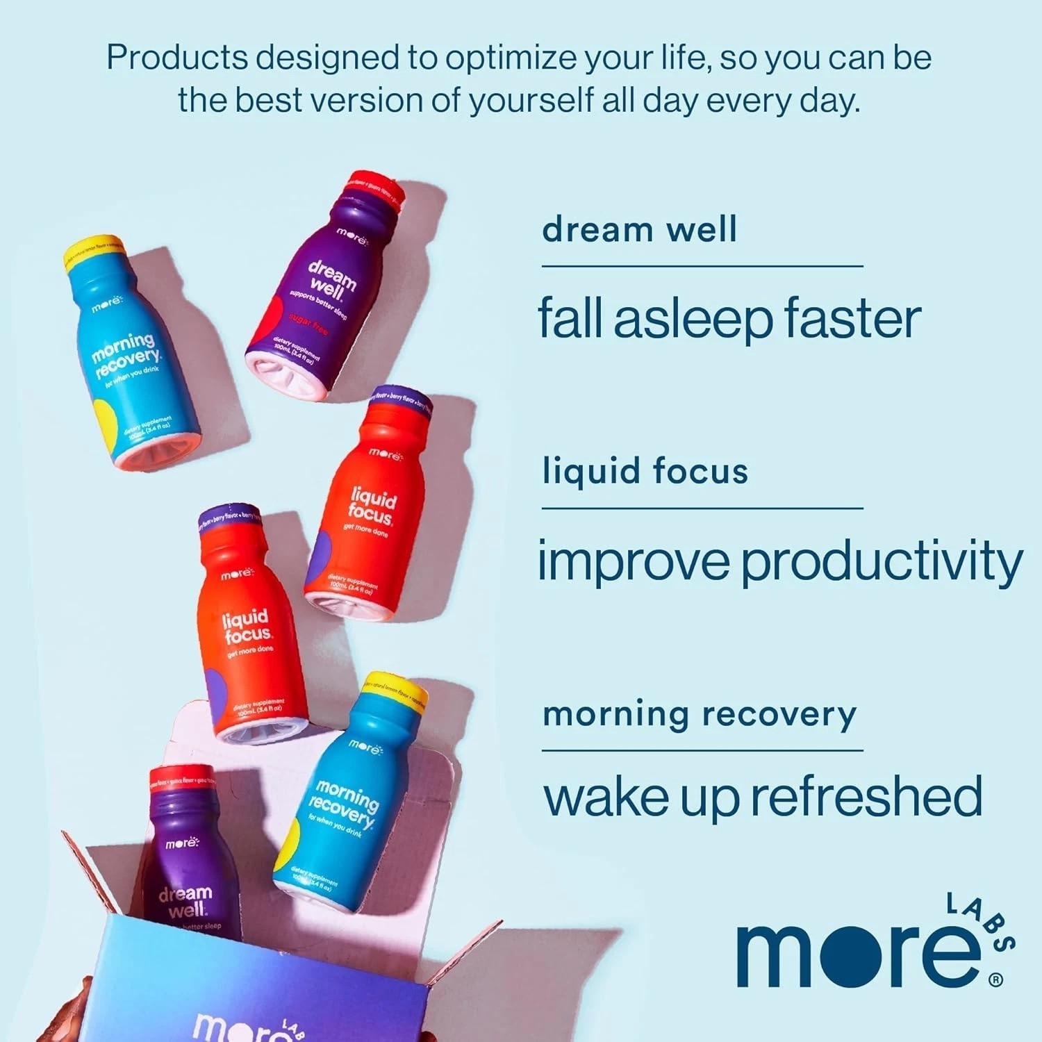 Morning Recovery DHM Electrolyte Drink – Hydration, Pack of 6 Bottles