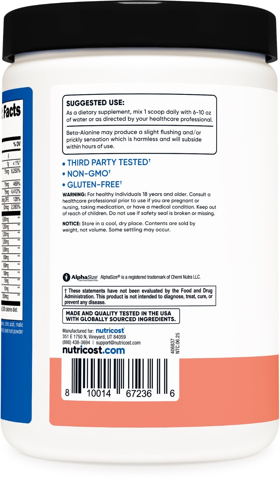 Nutricost Stim-Free Pre-Workout, 30 Servings (Pink Lemonade)