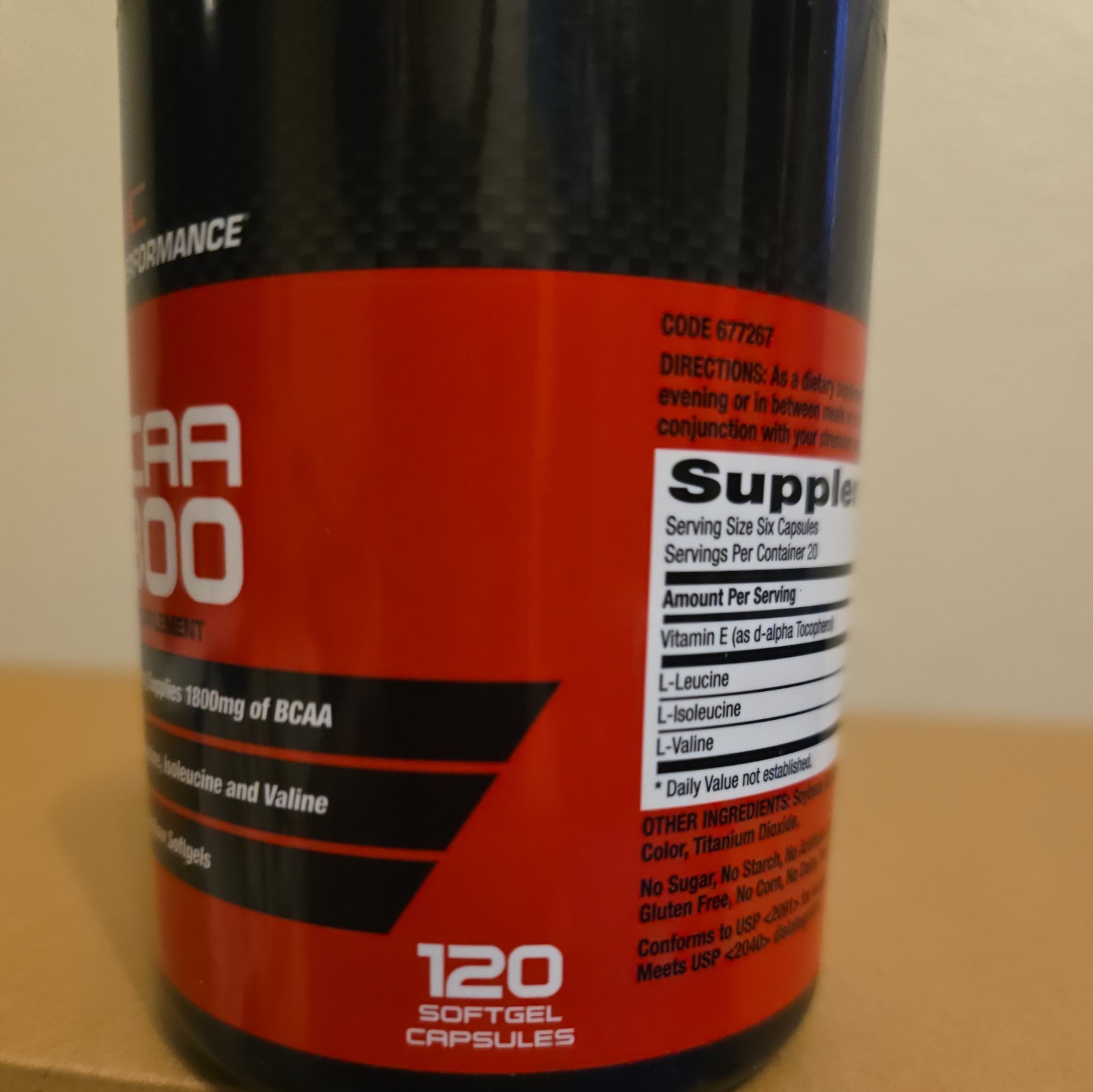 GNC Pro Performance BCAA 1800 Dietary Supplement. New/sealed 11/26