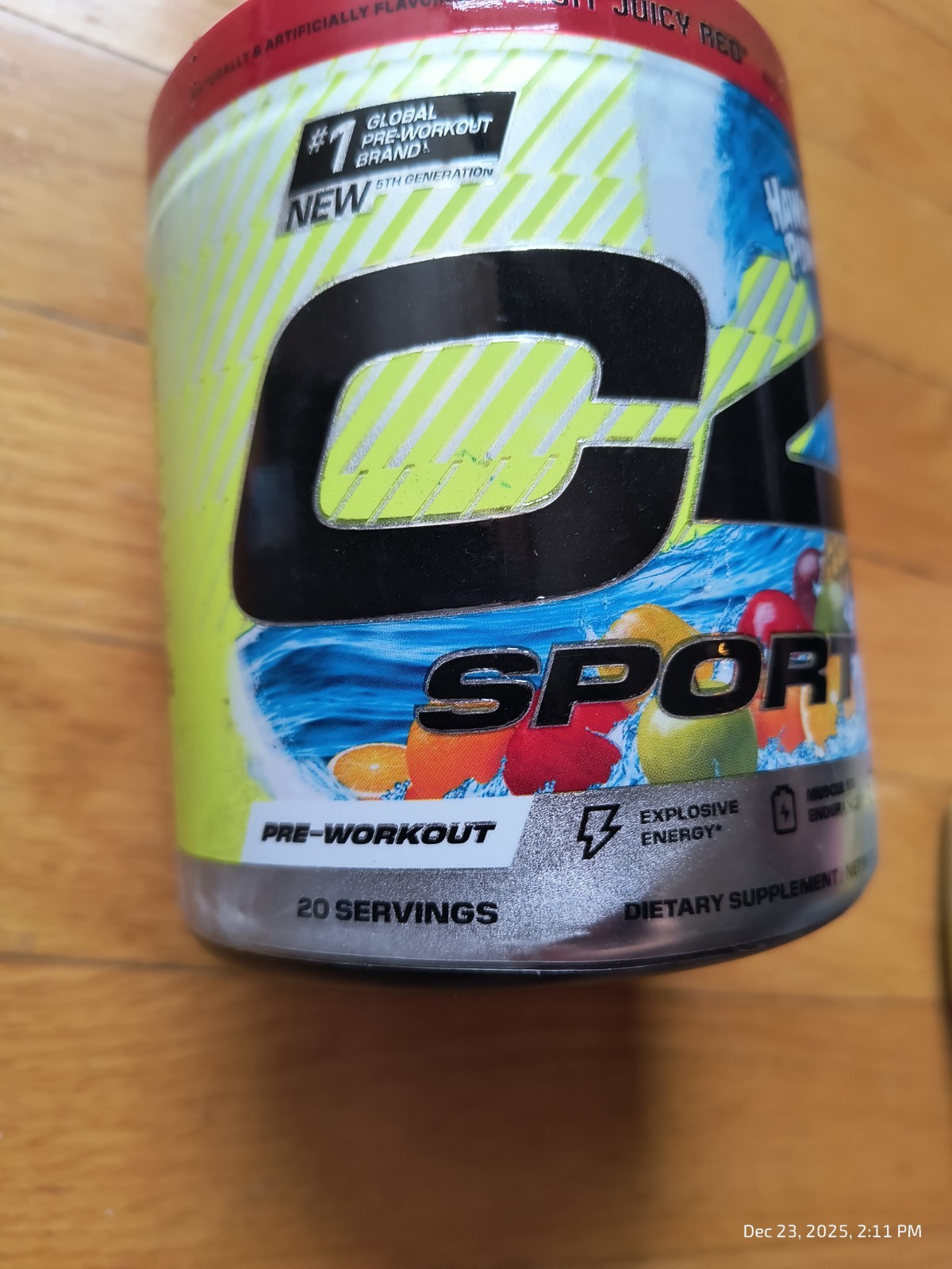 Cellucor C4 Sport Pre-Workout Hawaiian Punch Fruit Juicy Red 20 Serving Ex 11/26