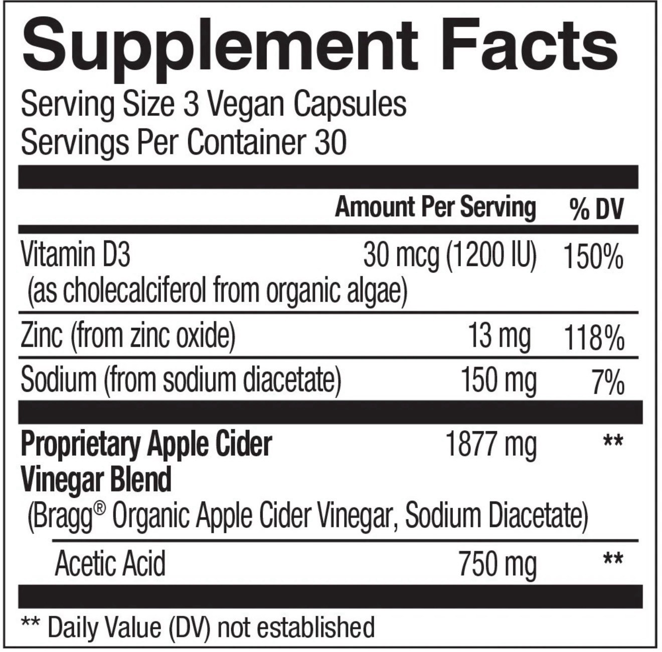 Bragg Apple Cider Vinegar , 90 Capsules Sealed Exp 02/2028 Fast Shipping