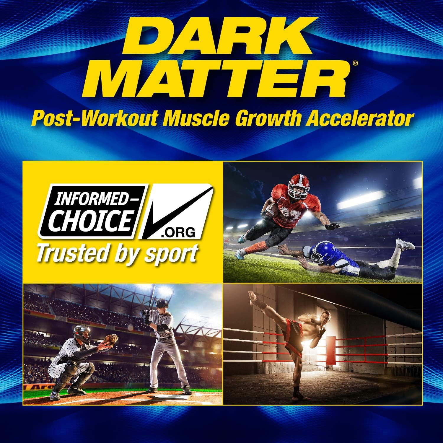 MHP Dark Matter Post Workout, Recovery Accelerator, W/Multi Phase Creatine, Waxy