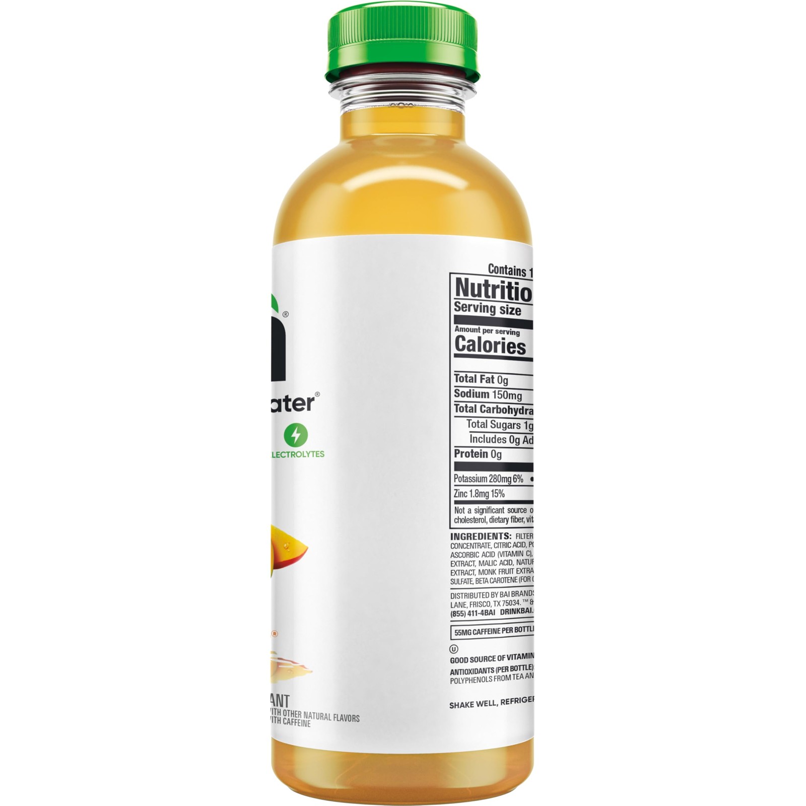 Bai Antioxidant Infused Water Beverage, Malawi Mango, with Vitamin C and No A…