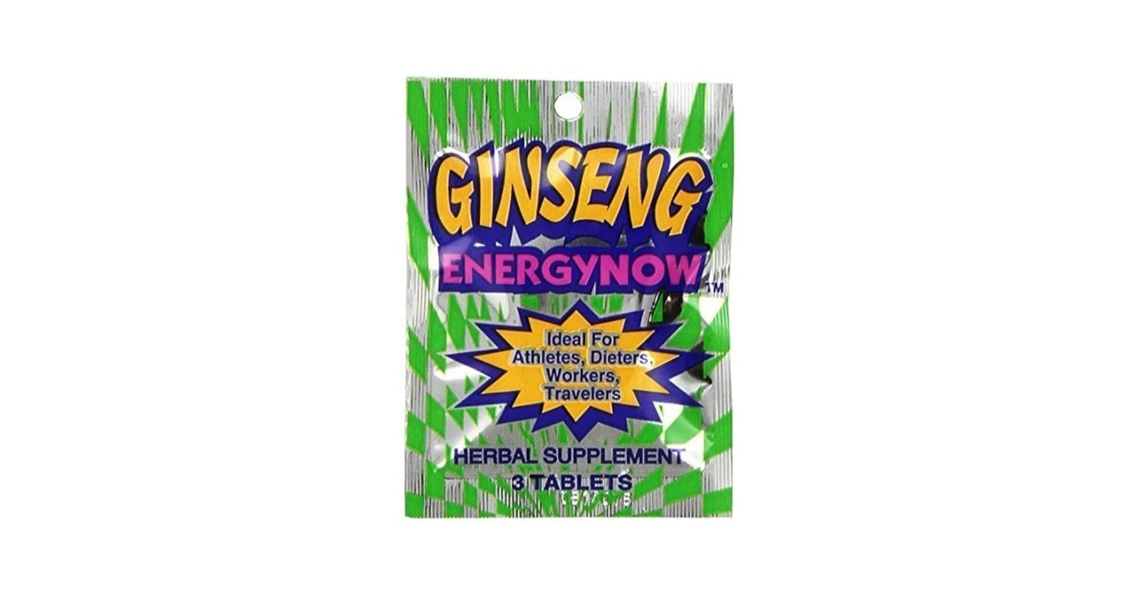 Energy Now Ginseng Herbal Supplement 24 In Pack – 2 Boxes – 144 Tablets Total