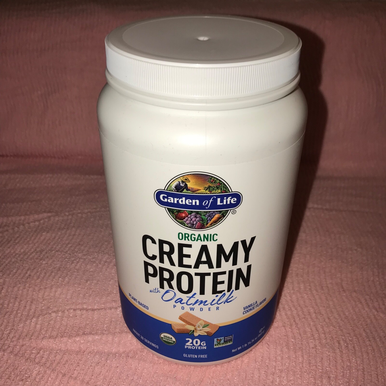 Garden of Life Organic Creamy Protein Oatmilk Powder Vanilla Cookie NEW 11/2025