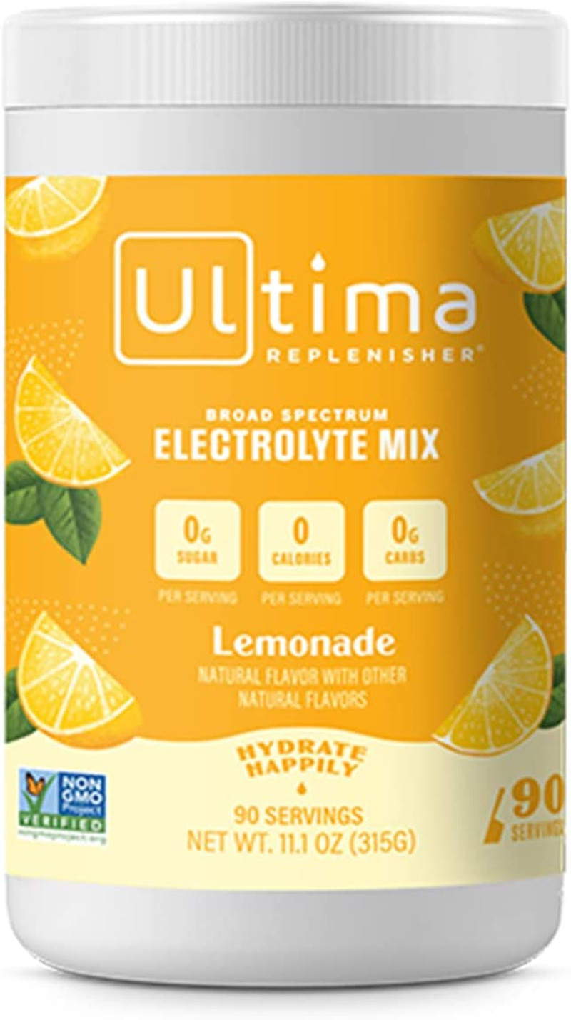 Ultima Replenisher Hydration Electrolyte Powder- 90 Servings- Keto & Sugar Free-