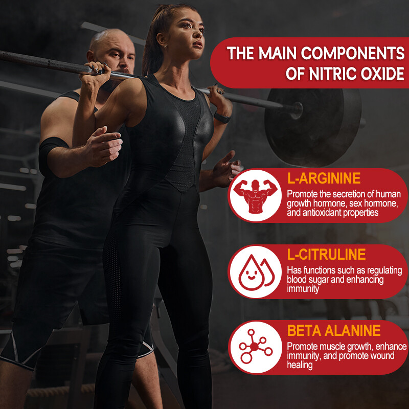 L-Arginine L-Citrulline Nitric Oxide, Endogenus Male Vitality Booster,ED Support