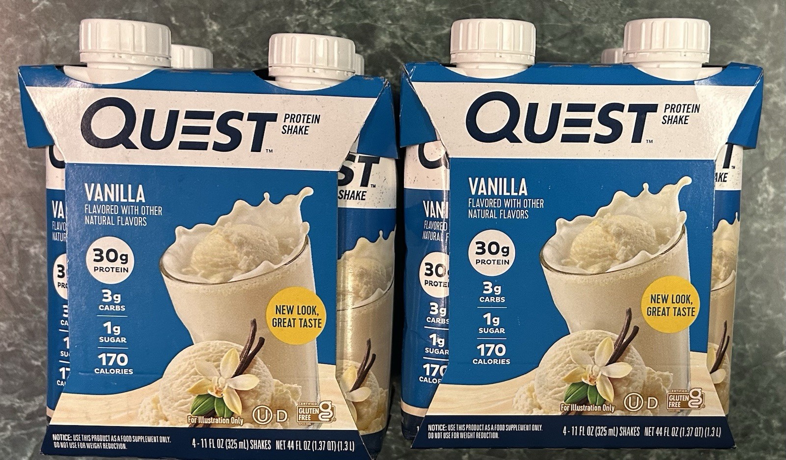 8-Quest Protein Shake Ready-to-Drink Gluten-Free Vanilla 11 fl oz
