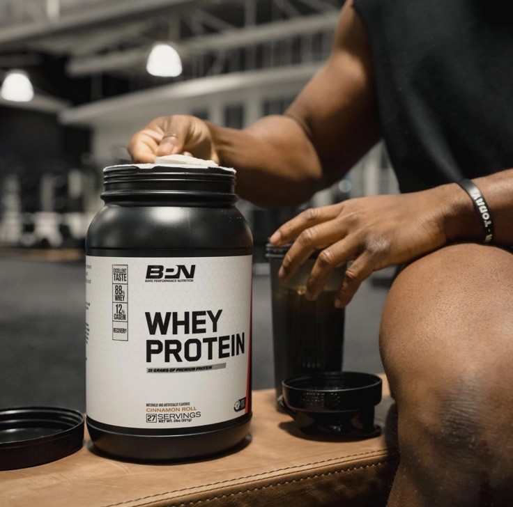 BARE PERFORMANCE NUTRITION BPN Whey Protein + Casein Protein Powder Blend Fud…